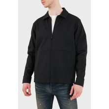 Boss Logolu Pamuklu Regular Fit Klasik Yaka Fermuarlı Sweat Erkek Sweat 50554869 001