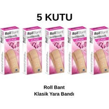 Roll Bant Klasik Yara Bandı 10 Adet (5 Kutu)