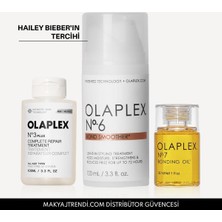 Olaplex Frizz Free Hair Perfection Set - Bağ Güçlendirici & Elektriklenme Karşıtı Üçlü Saç Bakım Seti