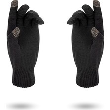 Thermoform Unisex Siyah Eldiven Outdoor Kullanım İçin Aklirik Elastik Özellikli