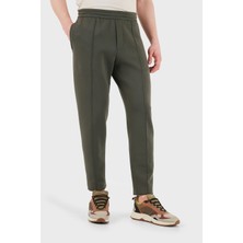Emporio Armani Empori Armani Çimalı Pamuklu Regular Fit Normal Bel Lastikli Paça Pantolon Erkek Pantolon EM003051 AF10013 U8120
