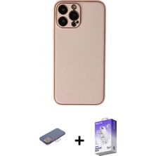 Pileli Store Pilelistore™ iPhone 13 Pro Max Kılıf Yadigar Klasik - Siyah Bilvis 5in1 3D Magic Cam Ekran Koruyucu + Renkli Kamera Lens Koruma Cam - Pe