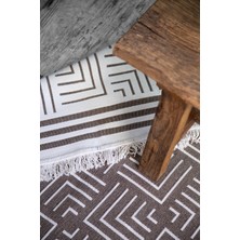 Lorvian Noletti Çift Taraflı Yıkanabilir Kilim Modern Desenli