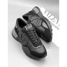 Evlium Valentino Ncy Erkek Siyah Sneaker Ayakkabı