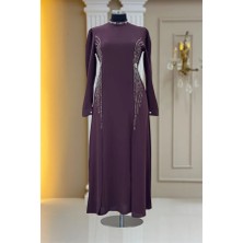Duru Abiye Elbise Violet