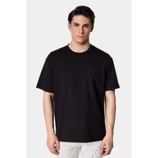 D'S Damat Ds Damat Comfort Kahverengi Bisiklet Yaka T-Shirt