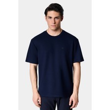 D'S Damat Ds Damat Comfort Lacivert Bisiklet Yaka T-Shirt