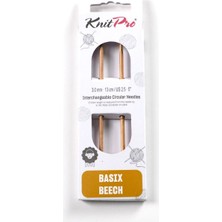Fdmstar Knitpro | Zing | Değiştirilebilir | Misinalı Şiş Seti | 13 cm | Basix Beech Normal I.chng | Ndl -3.00MM | 35631 |