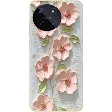 Le Balvo Realme 11 4g Uyumlu Gül Kurusu Baskılı Silikon Kılıf