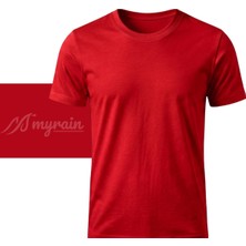Myrain Bisiklet Yaka Basic Tişört (Slimfit)