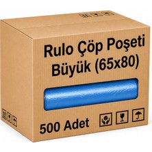 Barışkan Rulo Çöp Poşeti Büyük 65X80 500'LÜ