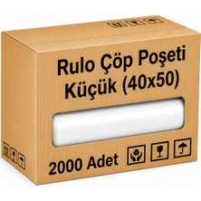 Barışkan Rulo Çöp Poşeti Küçük 40X50 2000'LI