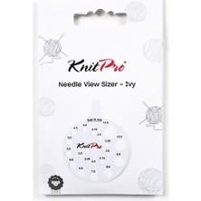 Fdmstar Knitpro | Iğne Boyutlandırıcı | Yuvarlak | Sarmaşık | Needle Size Round | White |10991 |