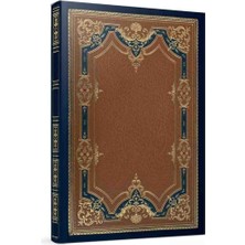 Gıpta Antique Altın Yaldızlı Iplik Dikişli Sert Kapaklı Ajanda 112 Yp 224 Sayfa 17X24 cm Çizgisiz Düz Defter -Nostaljik - Antika Görünümlü Vıntage Tasarım