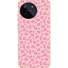 Le Balvo Realme 11 4g Uyumlu Pembe Balıklar Baskılı Silikon Kılıf