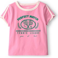 Carter's Kız Çocuk Tişört 6 Yaş-8 Yaş Pembe