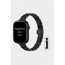 Alstrap Huawei Watch Fit 5 Pro/fit 5/fit 4 Pro/fit 4/fit 3 Paslanmaz Çelik Ince Kesim Tasarım Kordon
