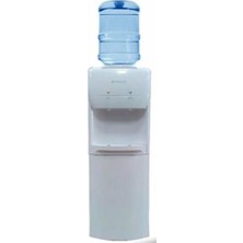 Süsler 9101 Soğuk-Ilık Su Sebili 3 Litre Hacimle Çift Musluklu Kullanışlı Beyaz Tasarım