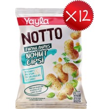 Yayla Notto Yoğurt ve Mevsim Yeşillikleri Çeşnili Nohut Cipsi 55 G X12