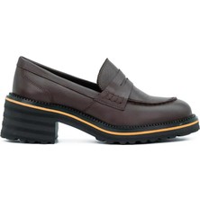 Tuna Hakiki Deri Eva Taban Loafer Kadın Ayakkabı - Z263240