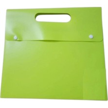 Linea A4 Taşıma Saplı Fıstık Yeşili Çıtçıtlı Dosya