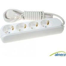 Almera 4lü 3mt Topraklı Priz (9240203)