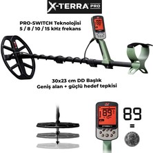 Minelab X-Terra Pro Izmit Dedektör IP68 Su Geçirmez Metal Altın Define Arama Dedektörü