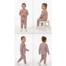 Baby Najmaddin 2-3-4-5 Yaş Ceylan Baskılı Penye Çocuk Takımı Najmaddin