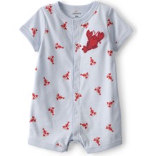 Carter's Erkek Bebek Kısa Tulum 3 Ay-24 Ay Mavi