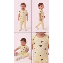Baby Najmaddin 6/18 Ay Baskılı Zıbınlı Penye Bebek Takımı Najmaddin