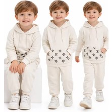 Baby Najmaddin 2-5 Yaş Kapşonlu Cep Detaylı 2 Li Çocuk Takımı Najmaddin