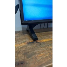 Fly3D Smart Tv Ayak Seti Lg 49UJ6300 Modeli İçin Siyah Renkli Güvenli Destek
