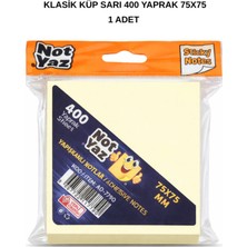 Dağtaş Kırtasiye Klasik Küp Not Kağıdı Sarı 400 Yaprak 75X75 mm