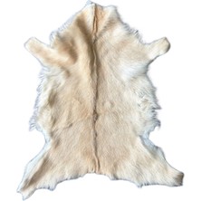LN Leather Naturel Doğal Desenli Boyasız Dekoratif Oğlak Postu - Doğal Oğlak Postu