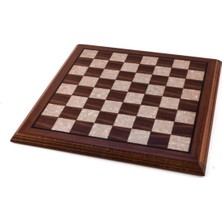 Helena Wood Art Flat Simple Satranç Altı (40X40 Cm)