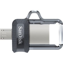 SanDisk  SDDD3-016G-G46  Yeni Ürün Adı Dual Drive 16GB M3.0 OTG USB Bellek 130 MB/s Hızında Şifre Koruma Özellikli