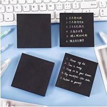 Ofisinn Siyah Yapışkanlı Kare Not Kağıdı Postit 75X75 Siyah Postit 50 Yaprak 4 Adet