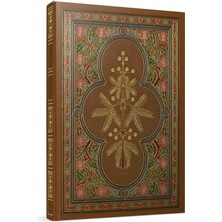 Gıpta Antique Altın Yaldızlı Iplik Dikişli Sert Kapaklı Ajanda 112 Yp 224 Sayfa 17X24 cm Çizgisiz Düz Defter -Nostaljik - Antika Görünümlü Vıntage Tasarım 3