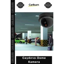Carlburn #kamera Hareket Sensörlü Kırmızı LED Işıklı Montaj Dahil Güvenlik Caydırıcı Dome Kamera