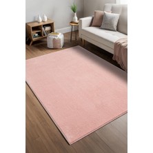 Cotto Home Softy Pudra Yıkanabilir Kaymaz Taban Bambu Yumuşak Dokulu Kesme Halı Mutfak Koridor Salon Halısı