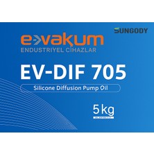 Ev-Dıf 705 – Ultra Yüksek Vakum Silikon Difüzyon Pompası Yağı