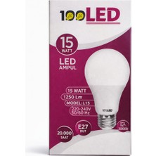 Bezo Najmaddin LED Ampul 15 Watt Beyaz Işık 6500K Yüksek Lümen E27 Duy Uzun Ömürlü Najmaddin