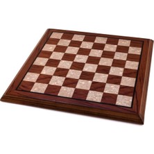 Helena Wood Art Flat Simple Satranç Altı (40X40 Cm)