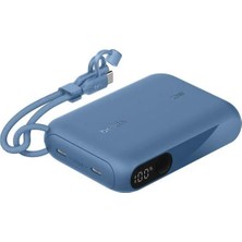 Belkin BPB027HQBL Boostcharge 10.000 Mah 20W Usb-C Powerbank Dijital Göstergeli Taşınabilir Şarj Cihazı - Mavi