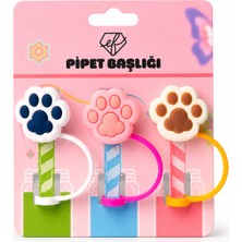 Ef Butik Pati Temalı Pipet Charmı