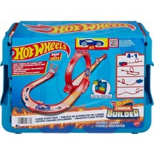 HMC04 Hot Wheels Track Builder Alev Temalı Akrobasi Seti