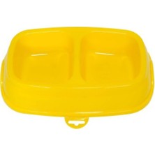 Trendy Pazars Kedi ve Köpek Mama ve Su Kabı Sarı