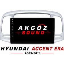 GÖZA-X Hyundaı Accent Era 2009-2011 Multimedya Çerçevesi 9 Inç Soketleri Içinde
