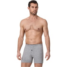 Namaldı 3 Adet Gri Renk Penye Boxer
