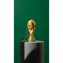 Bonolupo Dünya Kupası Kupa Figürlü Anahtarlık 5cm - Özel Tasarım Futbol Hatırası